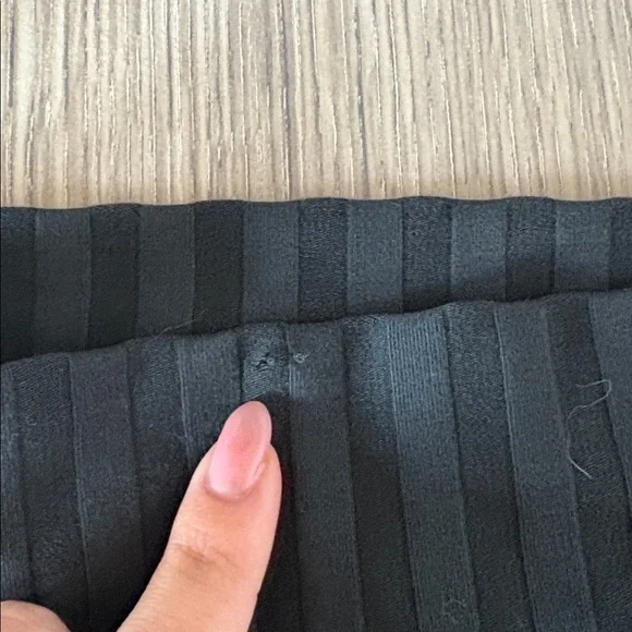 Aerie OFFLINE OG Flare Pants Ribbed High Rise Black XS NWT - Picture 4 of 6